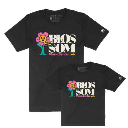 Blossom Violin Player T-Shirt Youth