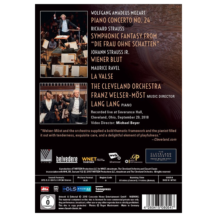 The Cleveland Orchestra at Carnegie Hall DVD