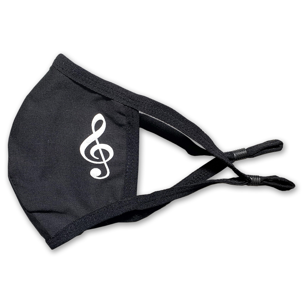 Adjustable Face Mask - Treble Clef