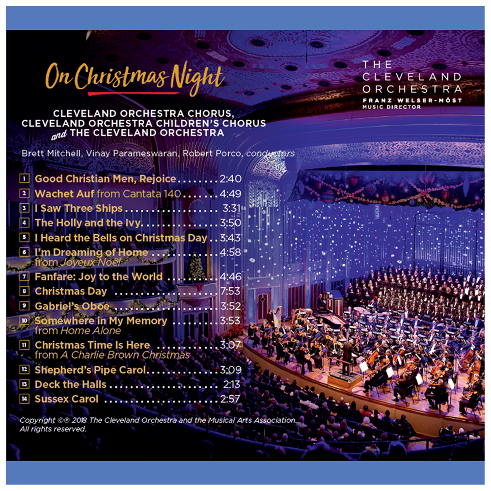CD: On Christmas Night - Gift with Chorus Fund Donation