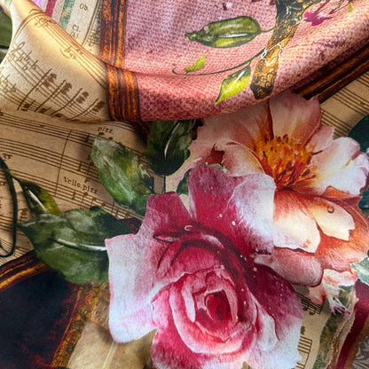 Romeo & Juliet Oblong Silk Scarf