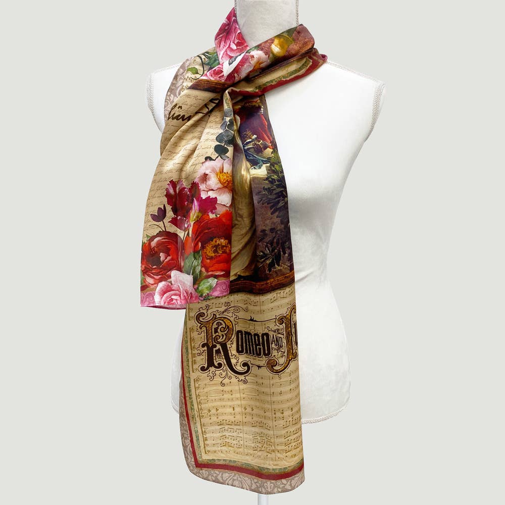 Romeo & Juliet Oblong Silk Scarf
