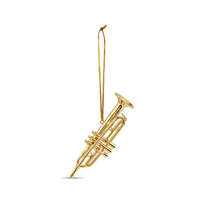 Luxury 1:8 Scale Miniature Brass Trumpet Christmas Ornament