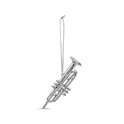 Luxury 1:8 Scale Miniature Brass Trumpet Christmas Ornament