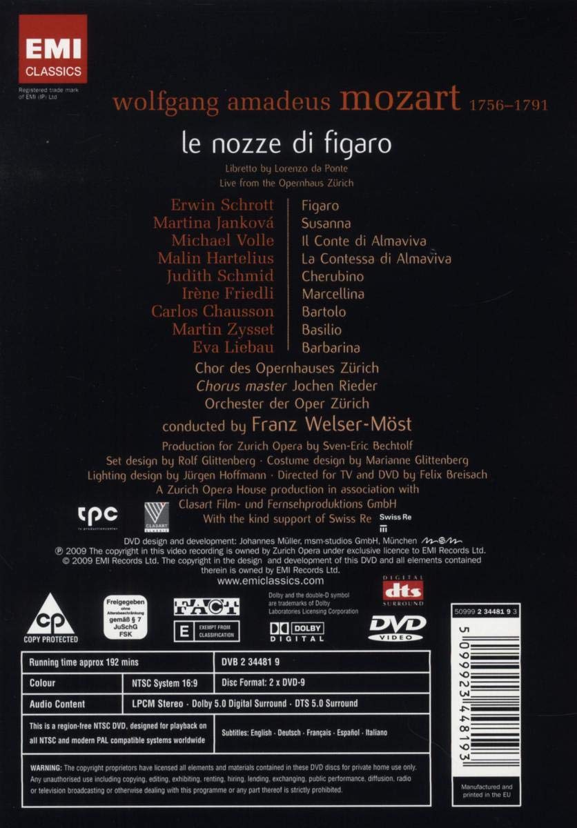 *FWM Mozart Marriage of Figaro