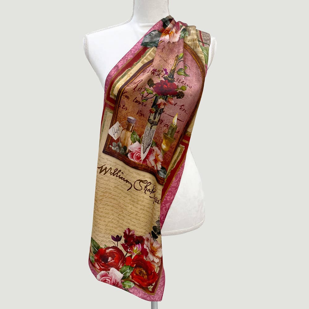 Romeo & Juliet Oblong Silk Scarf