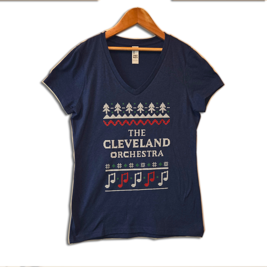 2025 Holiday V-Neck