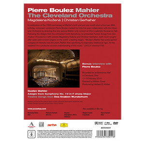 Mahler: Des Knaben Wunderhorn & Adagio from Symphony No. 10 - DVD