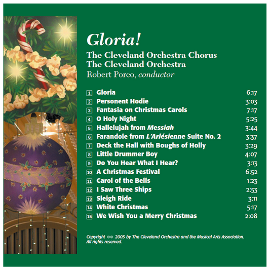 Gloria! CD - Gift with Chorus Fund Donation