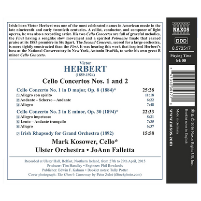 Herbert Cello Concertos Nos. 1 and 2 - Mark Kosower - CD