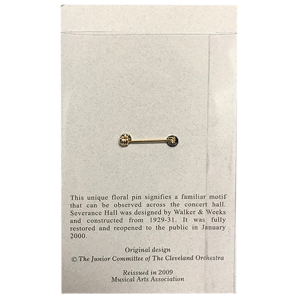 Lotus Blossom Pin - Goldtone