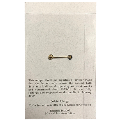Lotus Blossom Pin - Goldtone