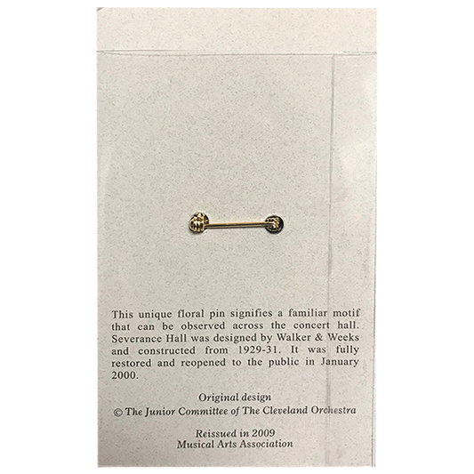 Lotus Blossom Pin - Goldtone