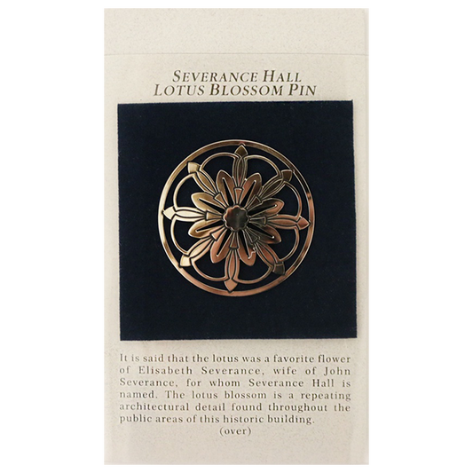 Lotus Blossom Pin - Silvertone