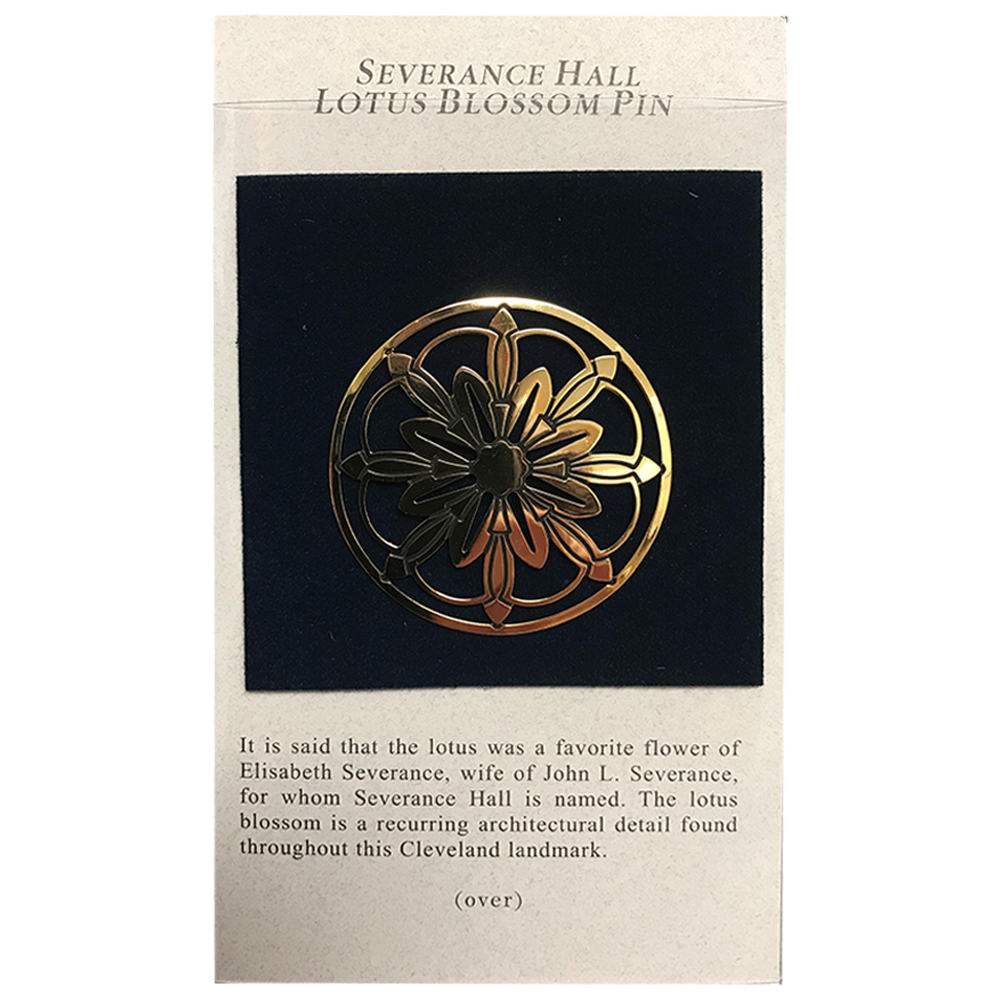 Lotus Blossom Pin - Goldtone