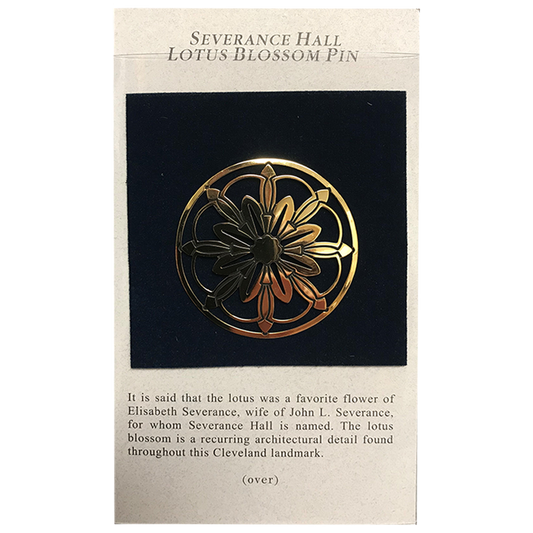 Lotus Blossom Pin - Goldtone