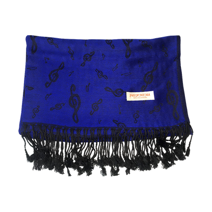 Pashmina Treble Clef Scarf