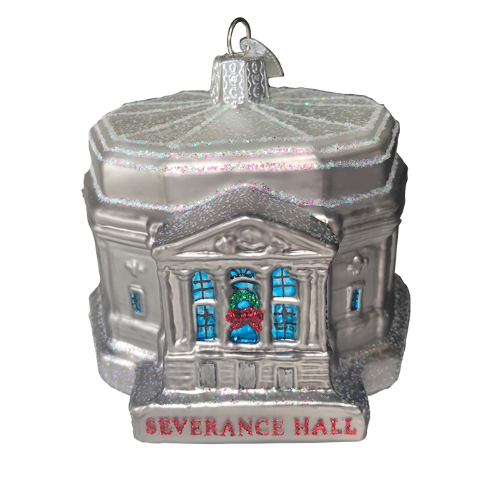 Severance Blown Glass Ornament