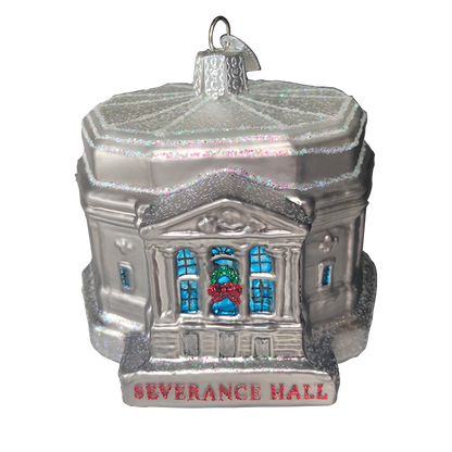 Severance Blown Glass Ornament