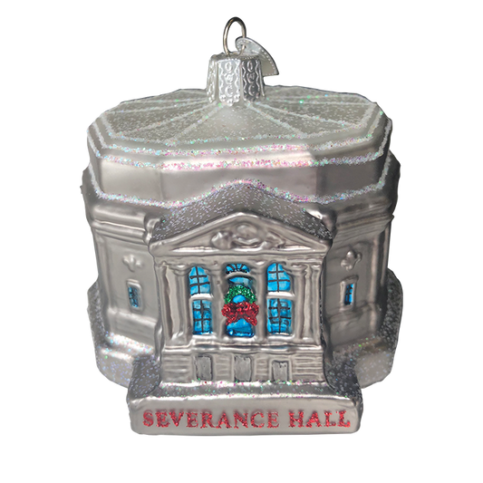 Severance Blown Glass Ornament