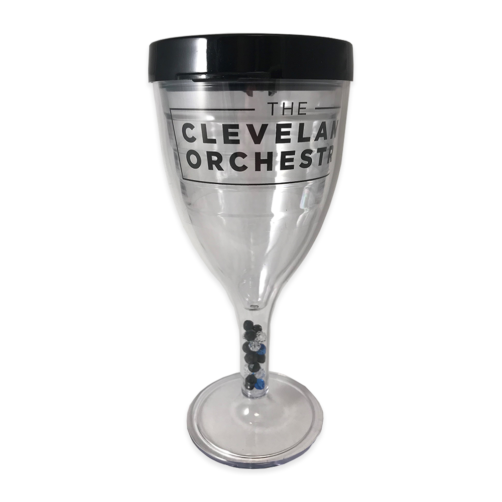 Cleveland Orchestra Wine Goblet with Lid